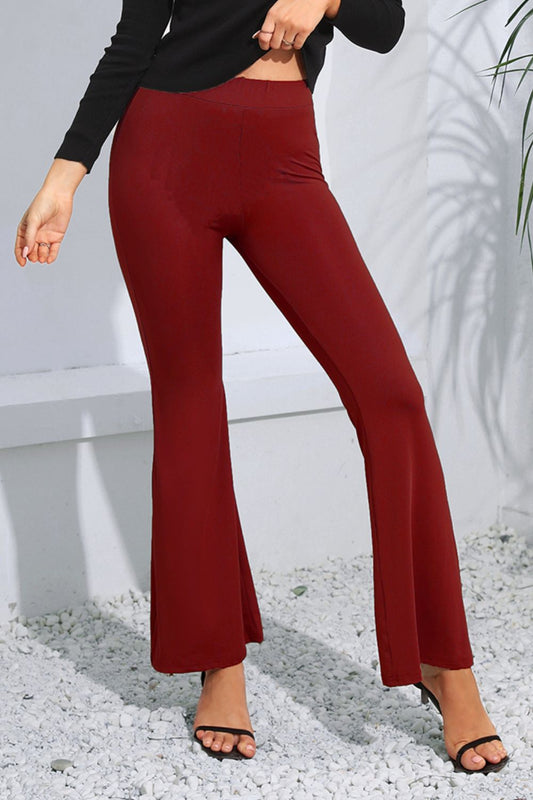 Chestnut Solid Color High Waist Flare Corduroy Pants – Dash of Dez 615  Boutique